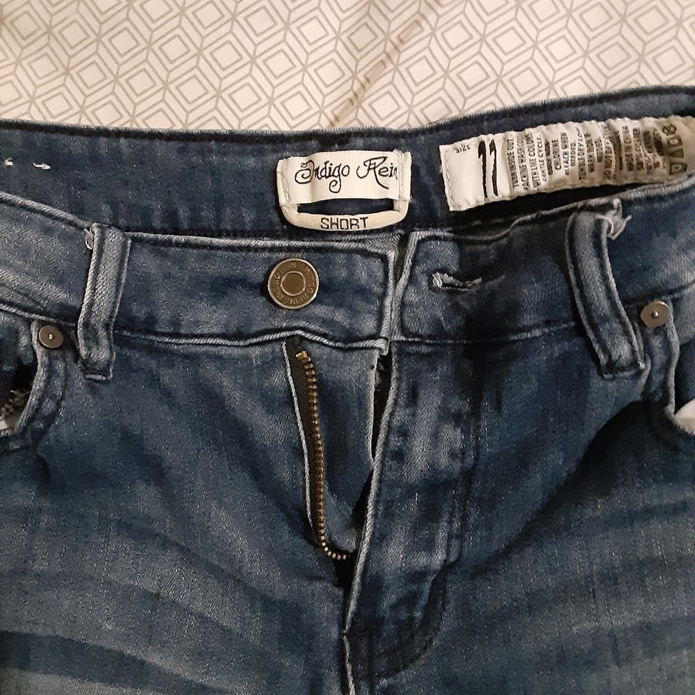 Blue jean shorts